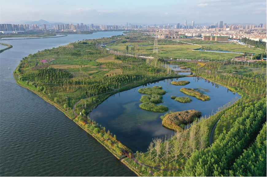昆明市草海片区湿地及环湖路(阳光北路至西坝路段)工程顺利通过“春城杯”市优质工程现场复查